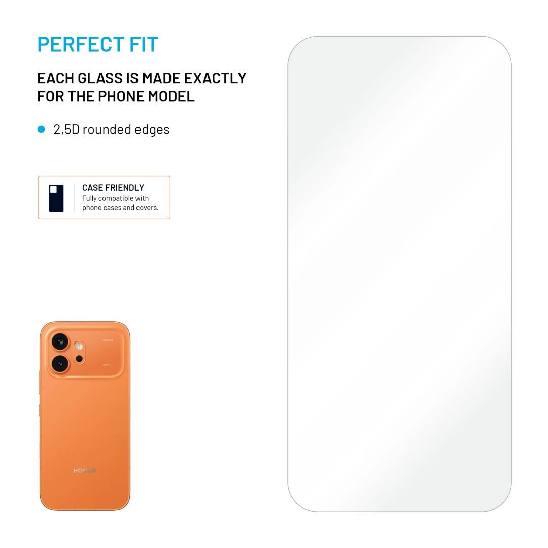 FIXED 2,5D edzett üveg Honor 600 készülékhez, 2drb FIXED 2,5D edzett üveg Honor 600 készülékhez, 2drb