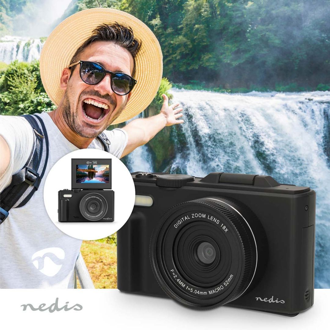 Nedis PCAM2570BK Digital Photo Camera Black Nedis PCAM2570BK Digital Photo Camera Black