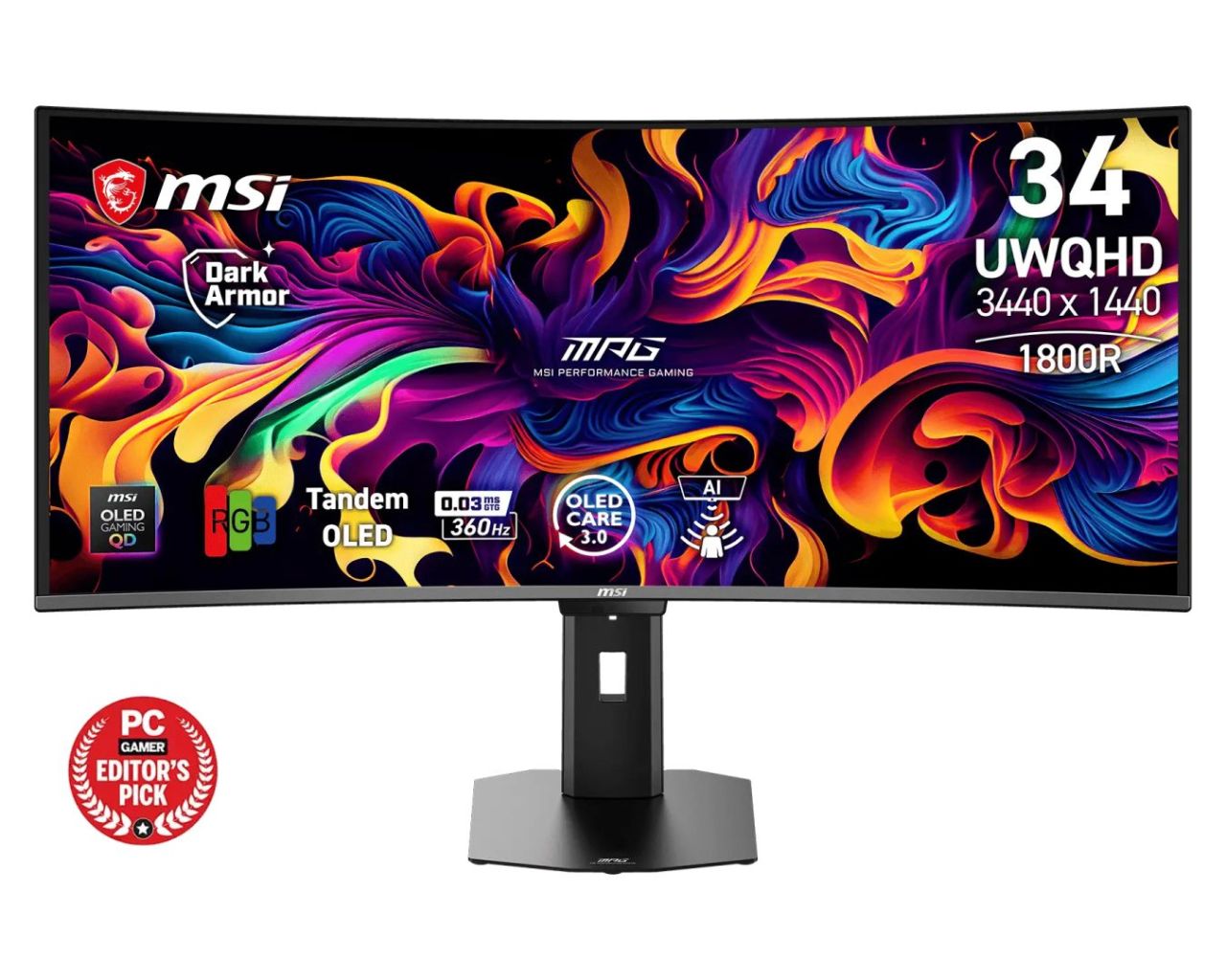 Msi 34" MPG 341CQR QD-OLED X36 OLED Curved Msi 34" MPG 341CQR QD-OLED X36 OLED Curved