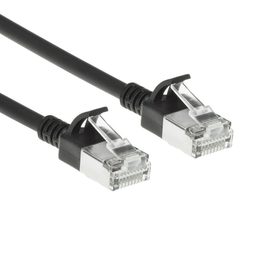 ACT CAT6A S-FTP Patch Cable 1m Black