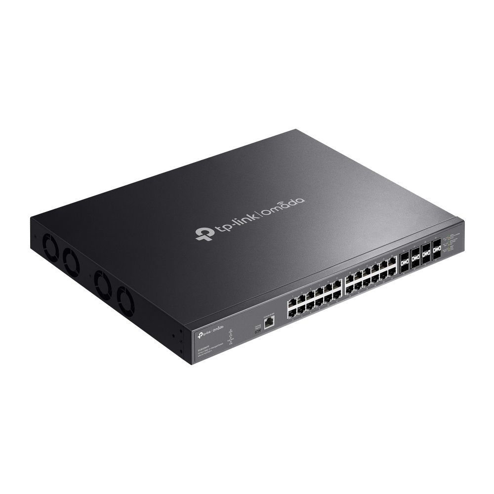 TP-Link SX3832MPP Omada 32-Port 10GE L2+ Managed Switch with 24-Port PoE++ TP-Link SX3832MPP Omada 32-Port 10GE L2+ Managed Switch with 24-Port PoE++
