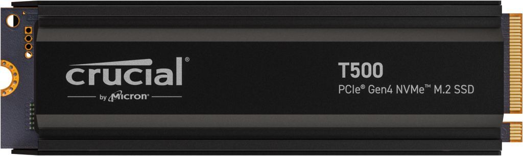 Crucial 2TB M.2 2280 NVMe T500 with Heatsink Crucial 2TB M.2 2280 NVMe T500 with Heatsink