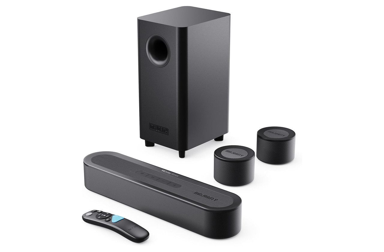 Majority Bowfell Halo Atmos 5.1 Bluetooth Speaker Black