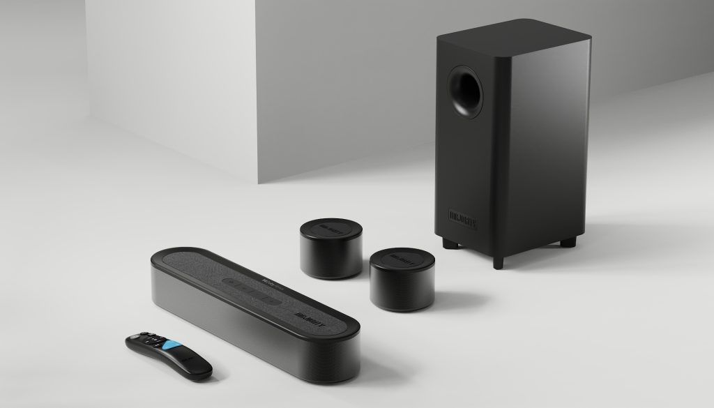 Majority Bowfell Halo Atmos 5.1 Bluetooth Speaker Black