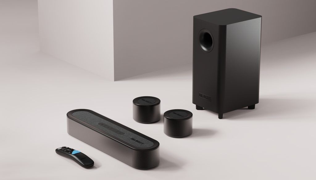 Majority Bowfell Halo Dolby 5.1 Bluetooth Speaker Black Majority Bowfell Halo Dolby 5.1 Bluetooth Speaker Black
