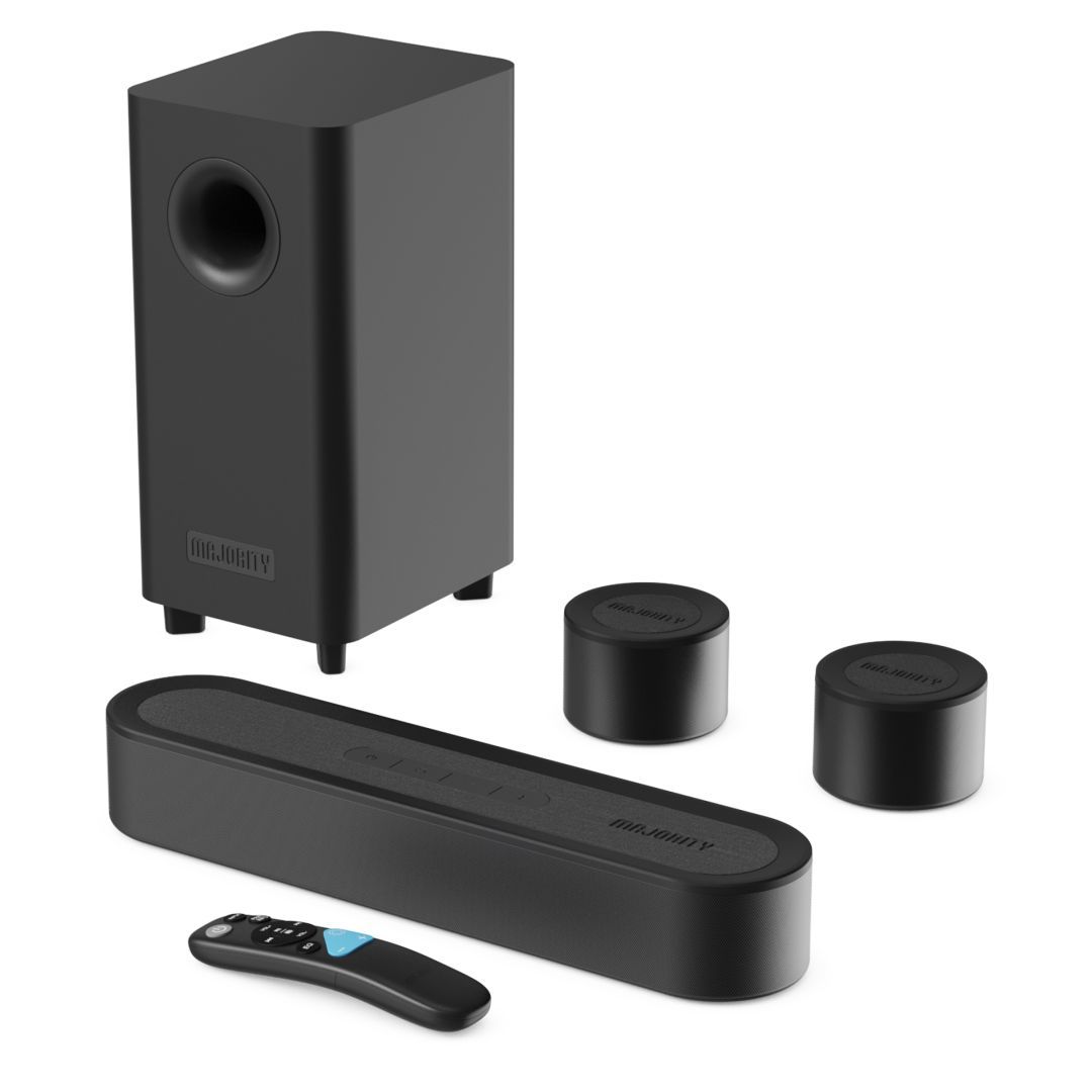 Majority Bowfell Halo Dolby 5.1 Bluetooth Speaker Black Majority Bowfell Halo Dolby 5.1 Bluetooth Speaker Black