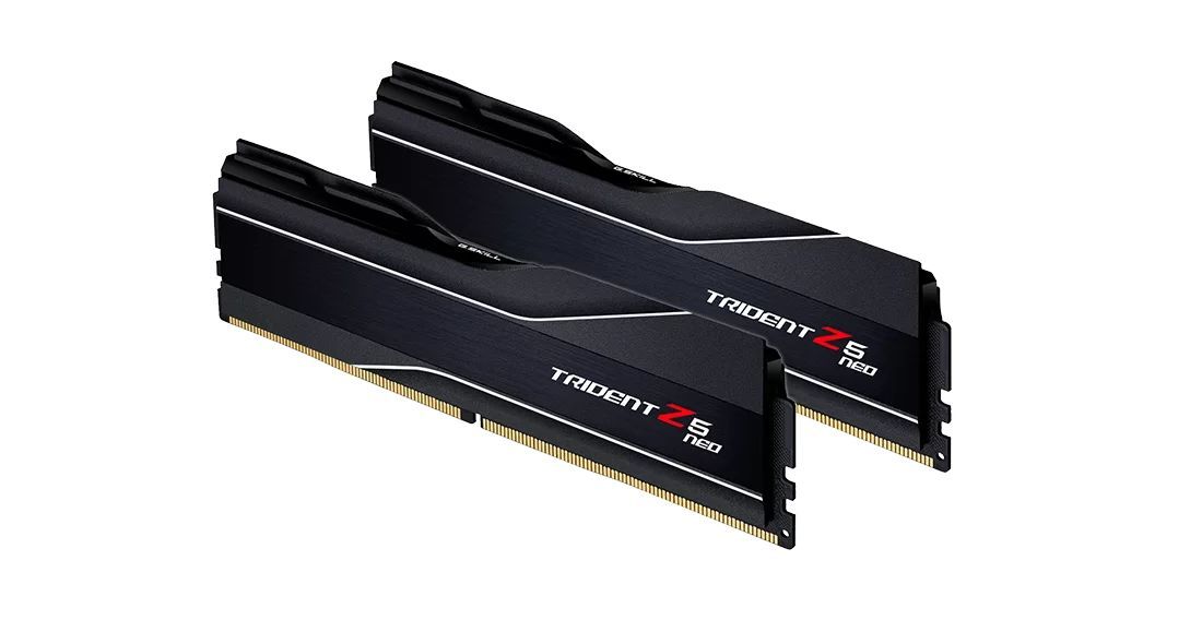 G.SKILL 32GB DDR5 5600MHz Kit(2x16GB) Trident Z5 Neo Black G.SKILL 32GB DDR5 5600MHz Kit(2x16GB) Trident Z5 Neo Black