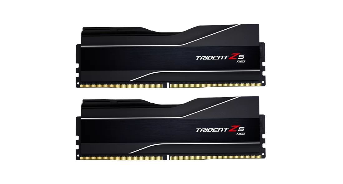 G.SKILL 32GB DDR5 5600MHz Kit(2x16GB) Trident Z5 Neo Black G.SKILL 32GB DDR5 5600MHz Kit(2x16GB) Trident Z5 Neo Black