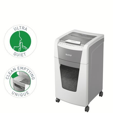 Leitz IQ AutoFeed Office 300 P5 Pro Iratmegsemmisítő Grey Leitz IQ AutoFeed Office 300 P5 Pro Iratmegsemmisítő Grey