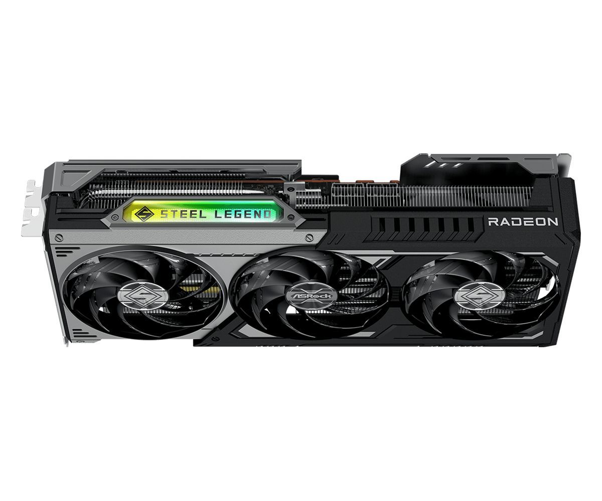 ASRock Radeon RX9070 GRE Steel Legend Dark 12GB OC ASRock Radeon RX9070 GRE Steel Legend Dark 12GB OC
