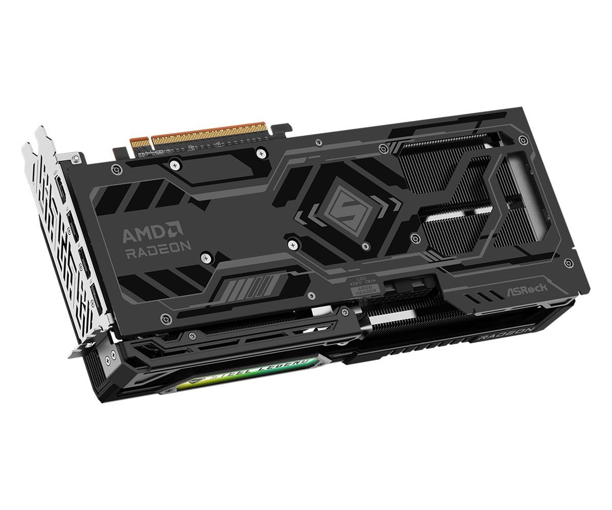 ASRock Radeon RX9070 GRE Steel Legend Dark 12GB OC ASRock Radeon RX9070 GRE Steel Legend Dark 12GB OC