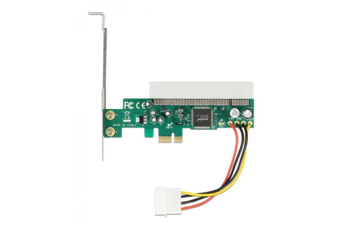DeLock Riser Card PCI Express x1 to 1 x PCI 32 Bit 5 V Slot DeLock Riser Card PCI Express x1 to 1 x PCI 32 Bit 5 V Slot
