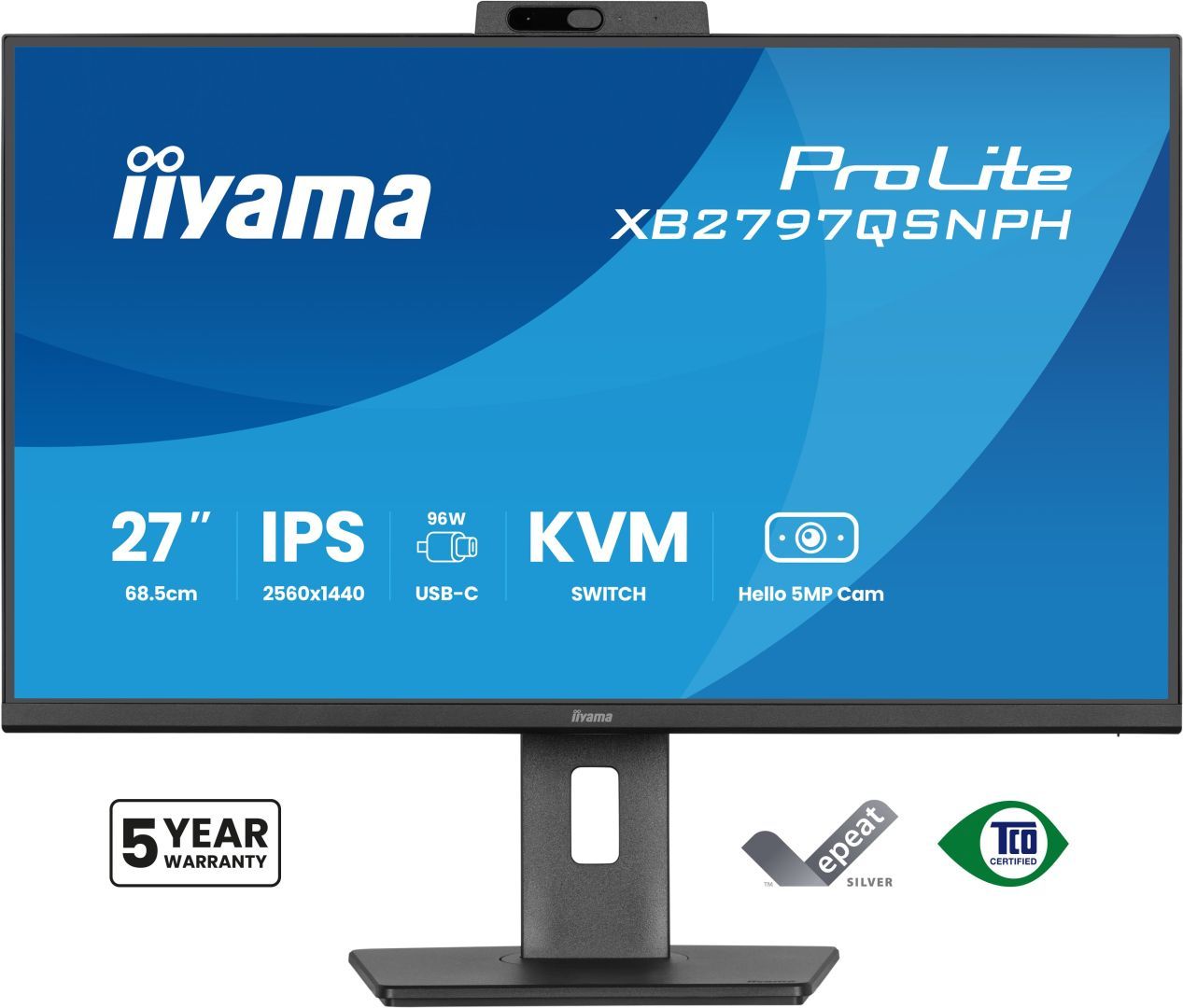iiyama 27" ProLite XB2797QSNPH-B1 IPS LED