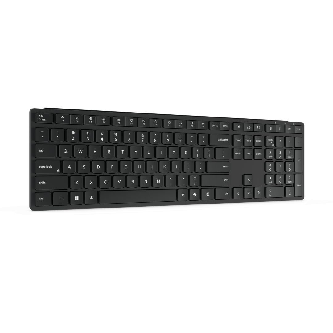 Lenovo Multi-Mode Pro Plus 6000 Wireless Bluetooth Keyboard Eclipse Black US Lenovo Multi-Mode Pro Plus 6000 Wireless Bluetooth Keyboard Eclipse Black US