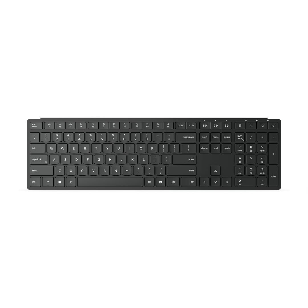 Lenovo Multi-Mode Pro Plus 6000 Wireless Bluetooth Keyboard Eclipse Black US Lenovo Multi-Mode Pro Plus 6000 Wireless Bluetooth Keyboard Eclipse Black US