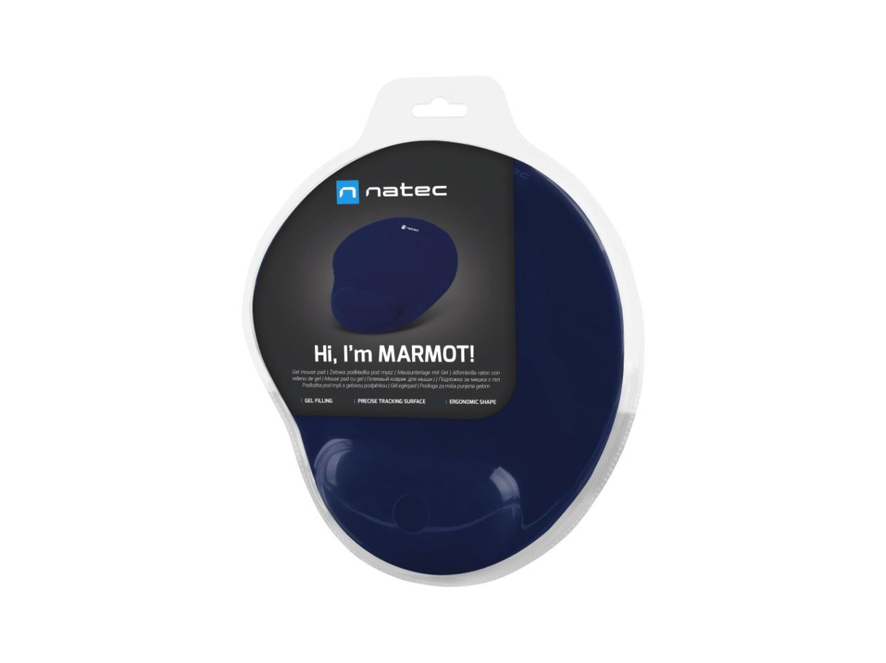 natec Marmot Egérpad Navy Blue natec Marmot Egérpad Navy Blue