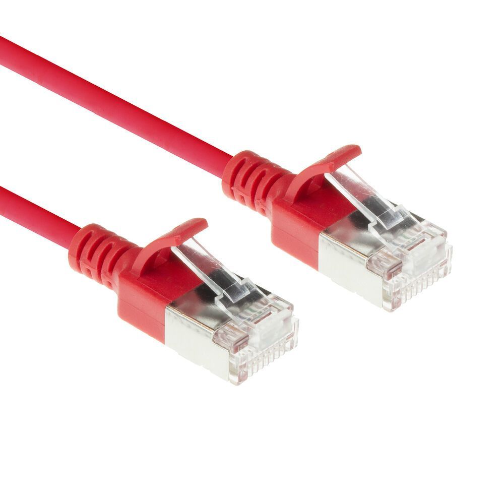 ACT CAT6A S-FTP Patch Cable 7m Red