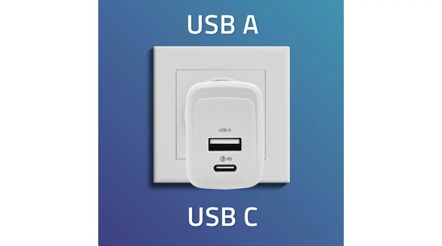 Qoltec GaN 45W Charger White Qoltec GaN 45W Charger White