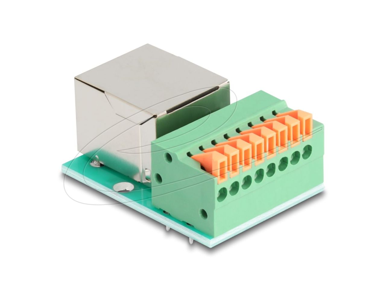 DeLock RJ45 female to Terminal Block with push-button Cat.5e DeLock RJ45 female to Terminal Block with push-button Cat.5e