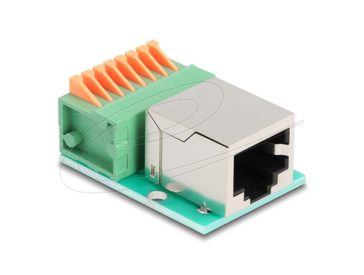 DeLock RJ45 female to Terminal Block with push-button Cat.5e DeLock RJ45 female to Terminal Block with push-button Cat.5e