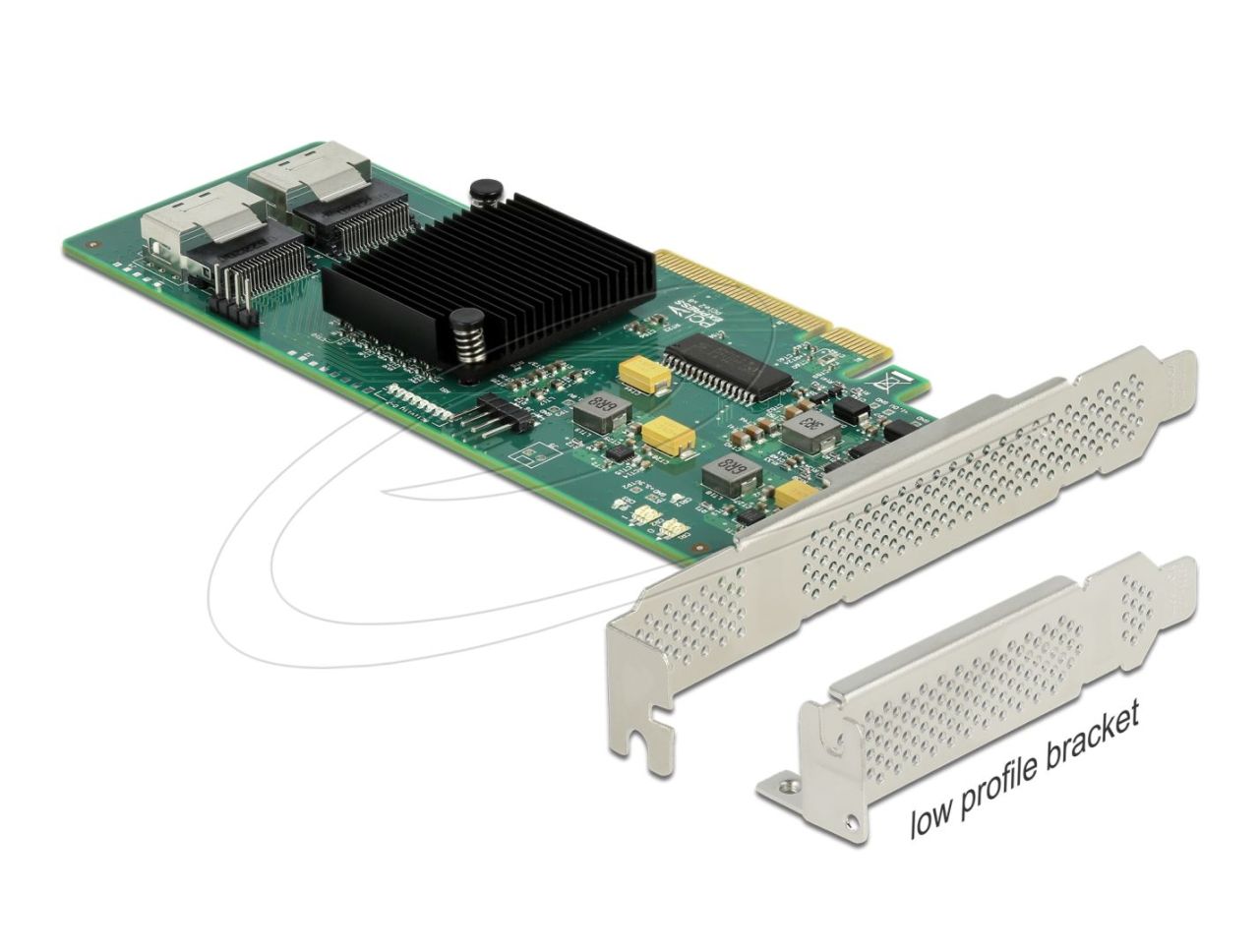 DeLock 8 port SATA PCI Express x8 Card with Connection Cable DeLock 8 port SATA PCI Express x8 Card with Connection Cable