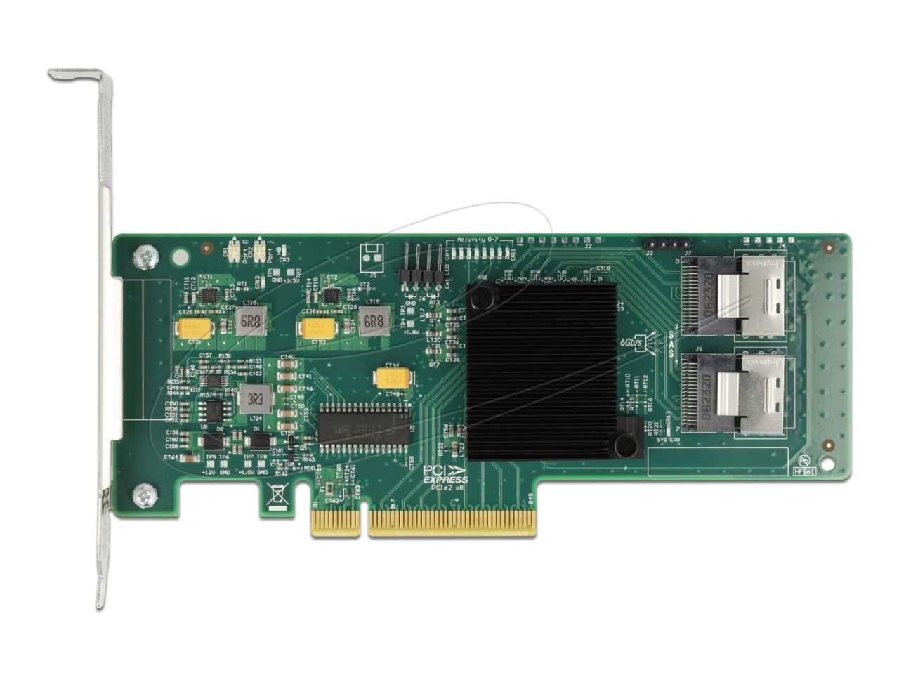 DeLock 8 port SATA PCI Express x8 Card with Connection Cable DeLock 8 port SATA PCI Express x8 Card with Connection Cable