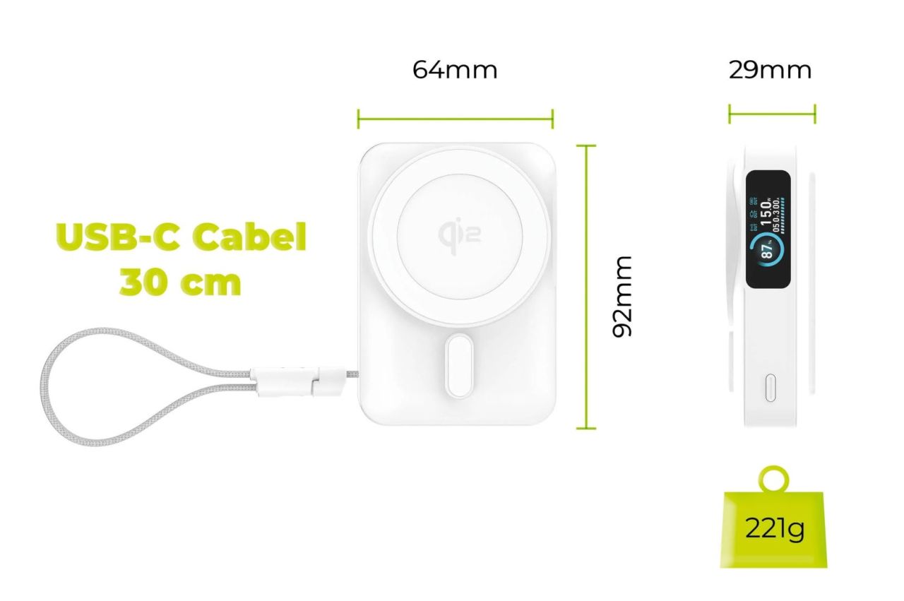 Mobile Origin 10000 mAh PowerBank White Mobile Origin 10000 mAh PowerBank White