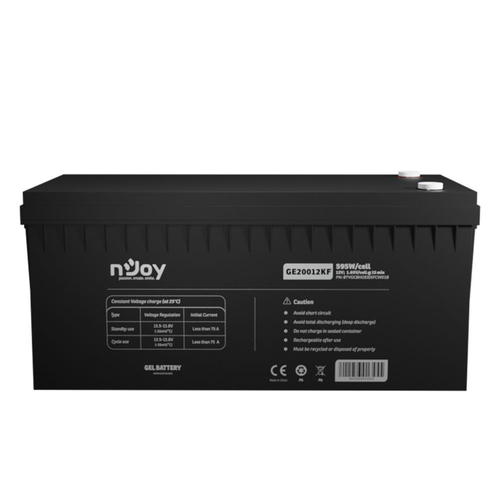 Njoy 12V/200Ah szünetmentes akkumulátor 1db/csomag Njoy 12V/200Ah szünetmentes akkumulátor 1db/csomag