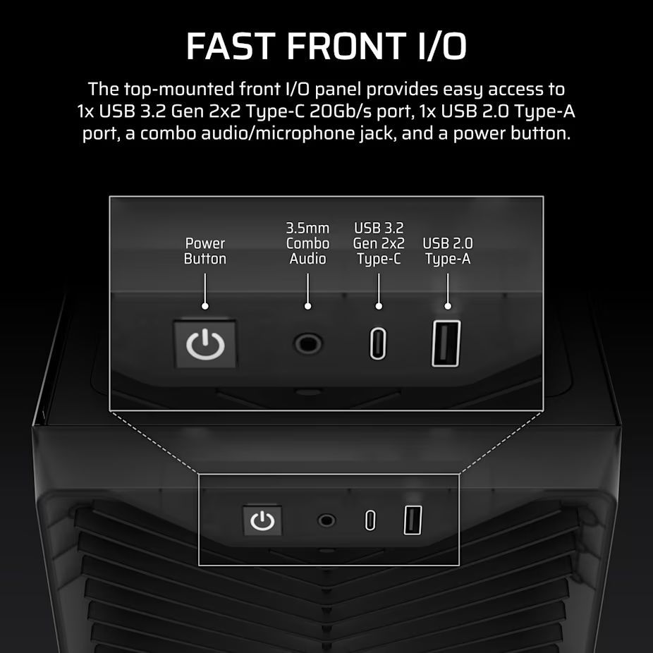Corsair 3200D RS Tempered Glass Smoke Corsair 3200D RS Tempered Glass Smoke