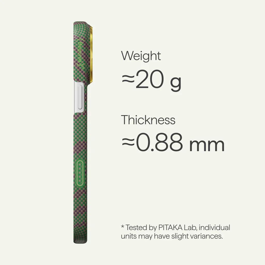 Pitaka Edge Case Breath of Veins for iPhone 17 Pro Sprout Surge Pitaka Edge Case Breath of Veins for iPhone 17 Pro Sprout Surge