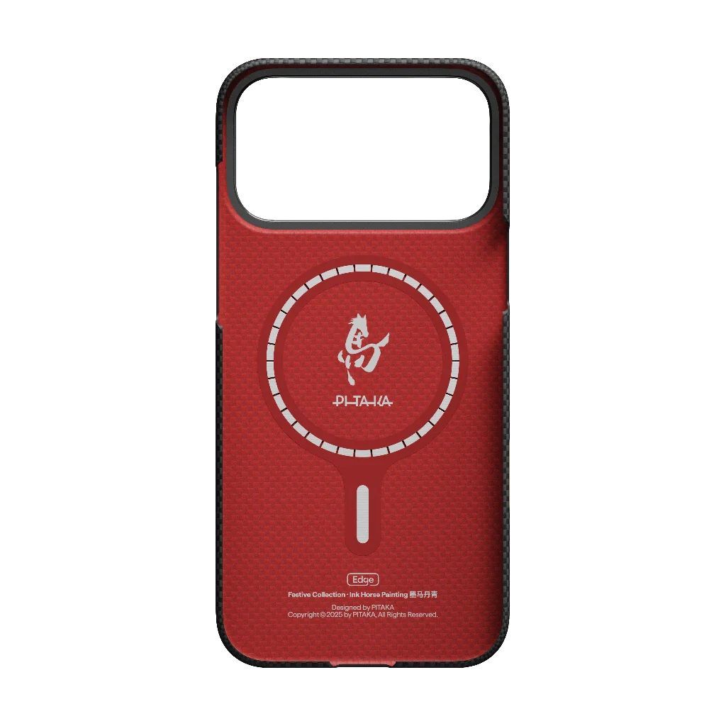 Pitaka Edge Case for iPhone 17 Pro Ink Horse Ink Rhythm Pitaka Edge Case for iPhone 17 Pro Ink Horse Ink Rhythm