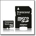 Transcend 2GB microSD Card + adapterrel Transcend 2GB microSD Card + adapterrel