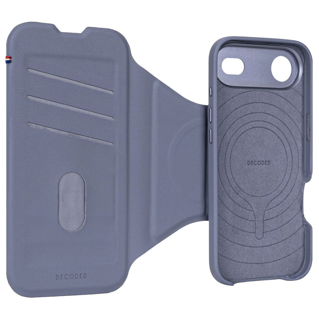 Decoded Silicone Detachable Wallet for iPhone 17 Air Forever Blue