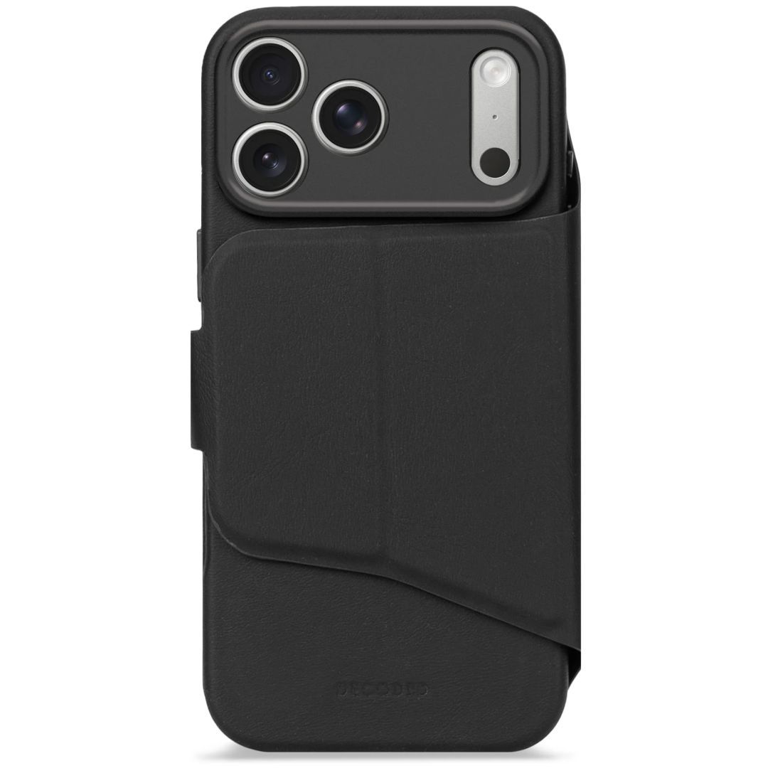 Decoded Silicone Detachable Wallet for iPhone 17 Pro Phantom Black