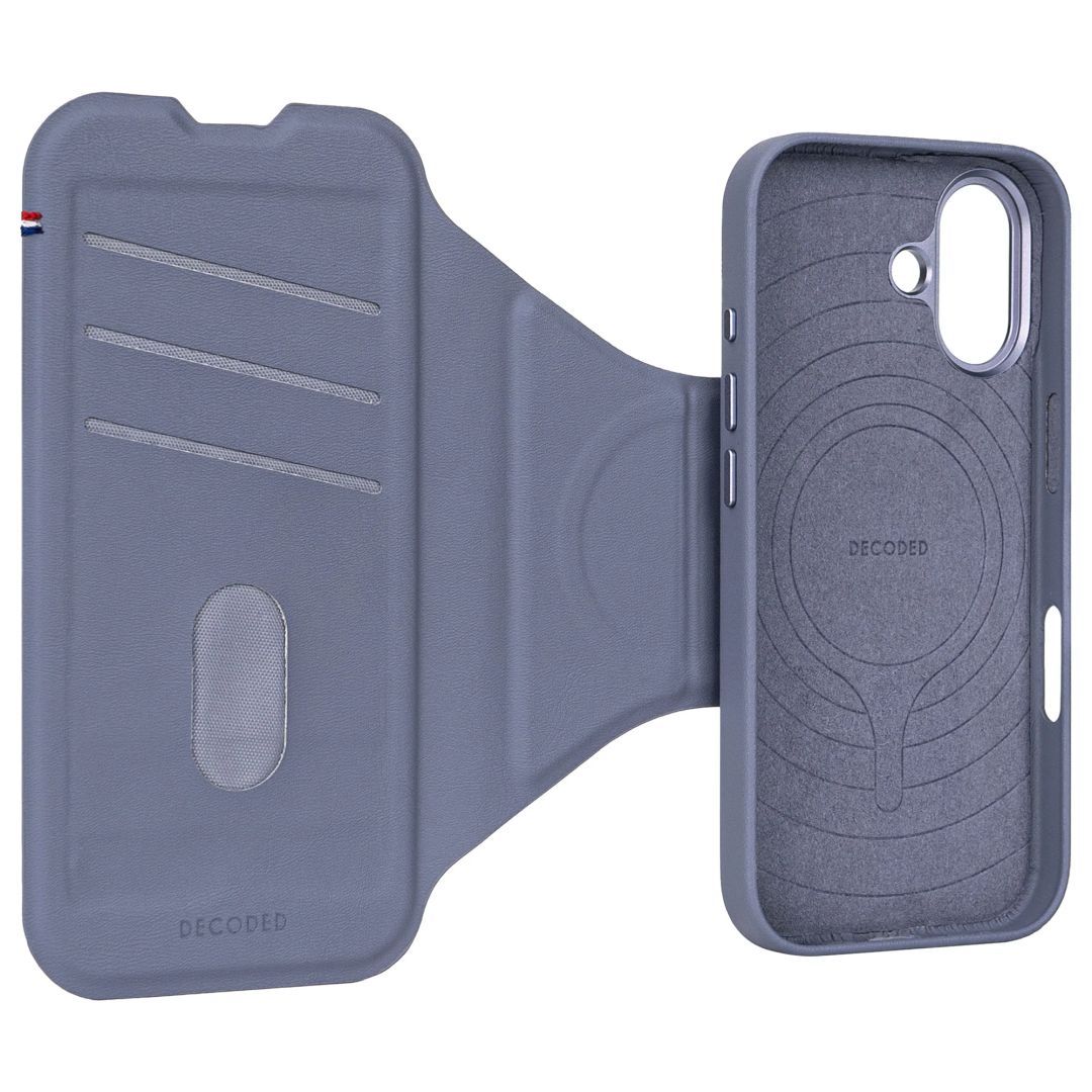 Decoded Silicone Detachable Wallet iPhone 17 Forever Blue