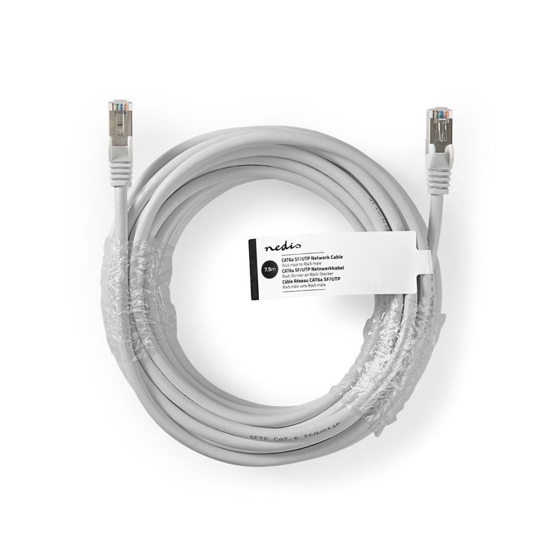 Nedis CAT6a SF-UTP Patch Cable 7,5m Grey Nedis CAT6a SF-UTP Patch Cable 7,5m Grey
