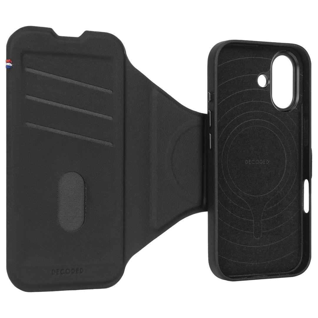 Decoded Silicone Detachable Wallet iPhone 17 Phantom Black