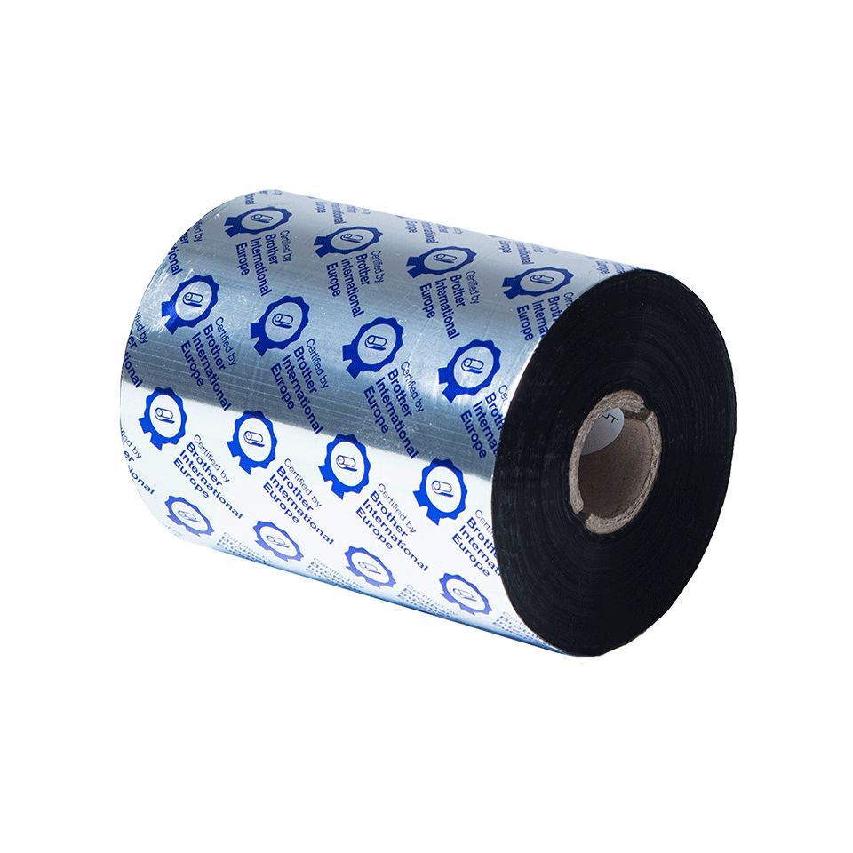 Brother BWS-1D600-110 Standard Wax 110mm x 600m festékszalag Black (6 tekercs/csomag) Brother BWS-1D600-110 Standard Wax 110mm x 600m festékszalag Black (6 tekercs/csomag)