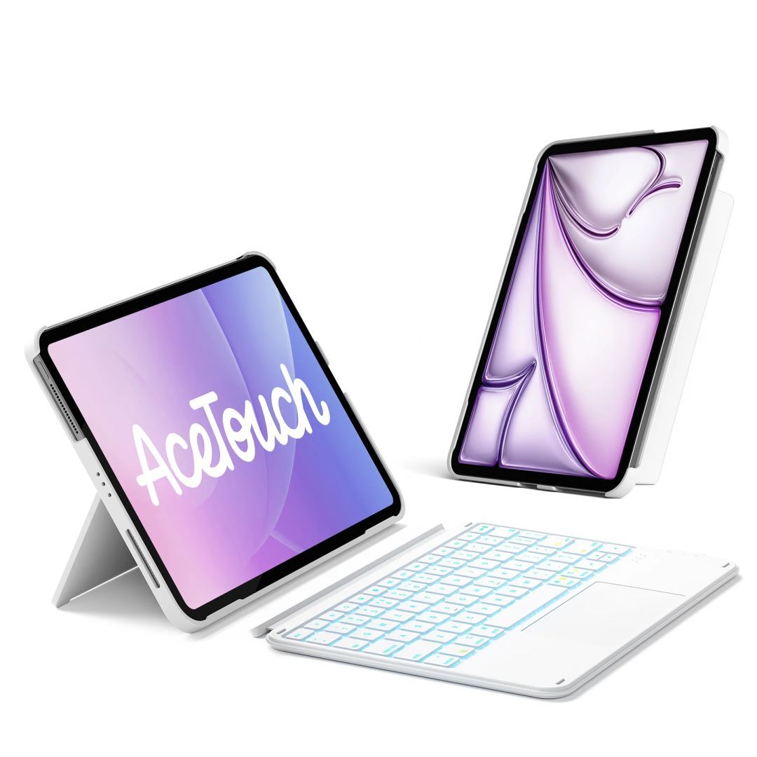 Inateck AceTouch Case with Keyboard for iPad White Inateck AceTouch Case with Keyboard for iPad White