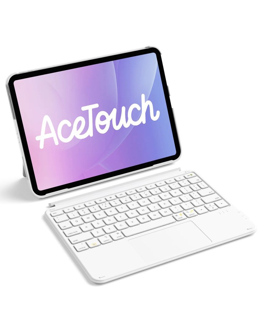 Inateck AceTouch Case with Keyboard for iPad White Inateck AceTouch Case with Keyboard for iPad White