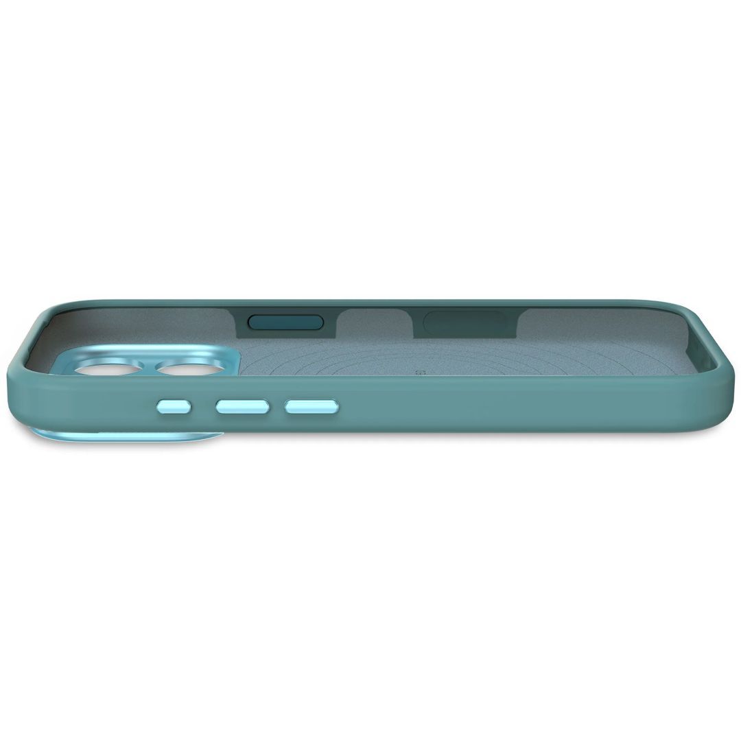 Decoded AntiMicrobial Silicone Backcover for iPhone 17 Pro Retro Blue
