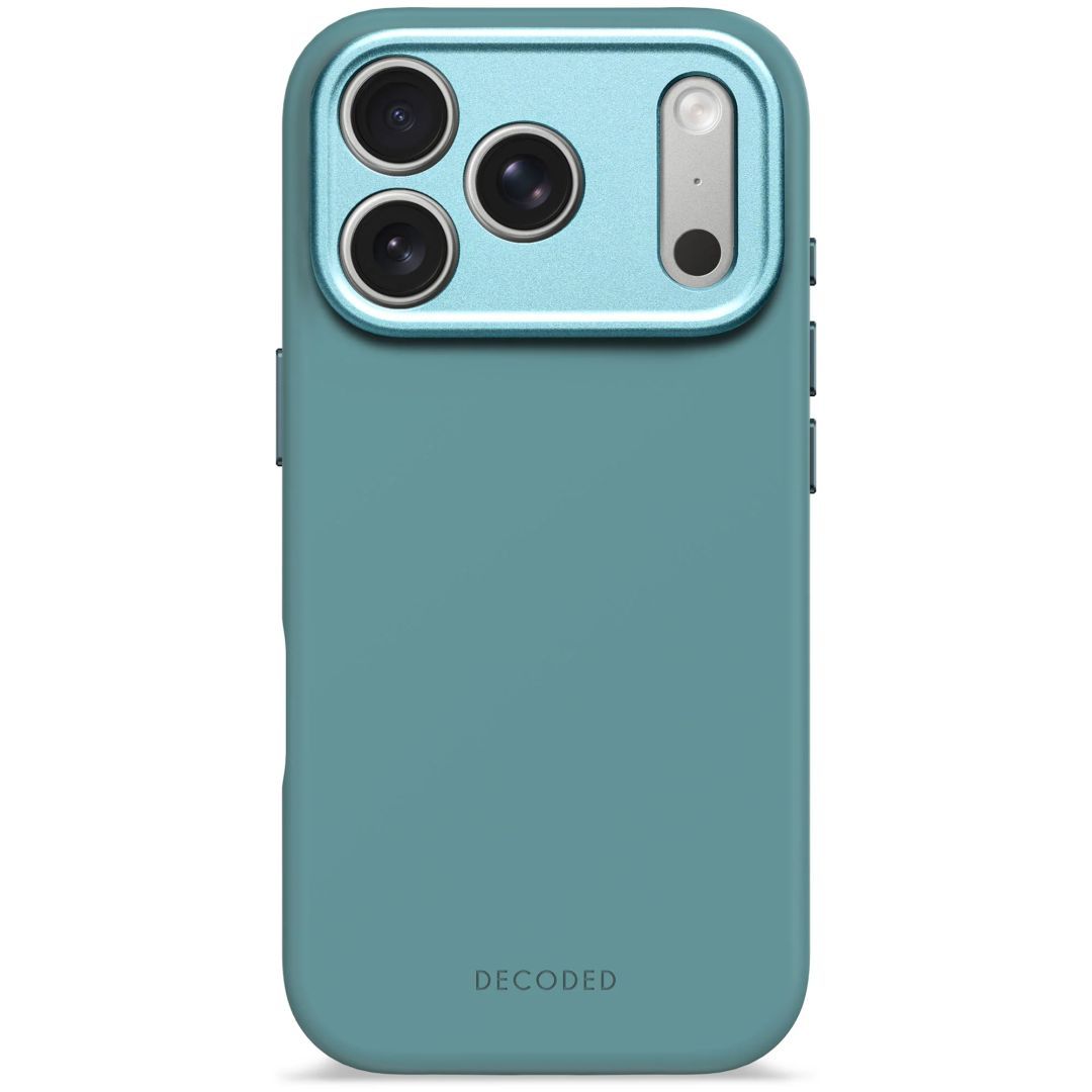 Decoded AntiMicrobial Silicone Backcover for iPhone 17 Pro Retro Blue