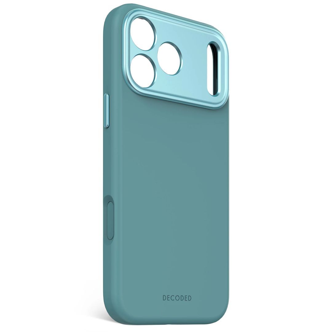 Decoded AntiMicrobial Silicone Backcover for iPhone 17 Pro Max Retro Blue