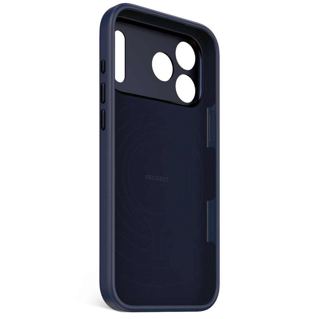 Decoded AntiMicrobial Silicone Backcover for iPhone 17 Pro Max Navy