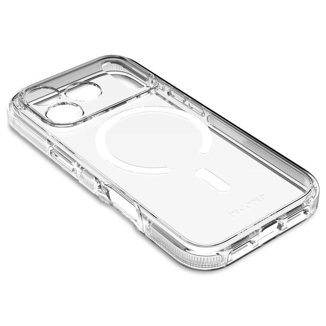 Decoded DropTec Backcover for iPhone 17 Pro Transparent
