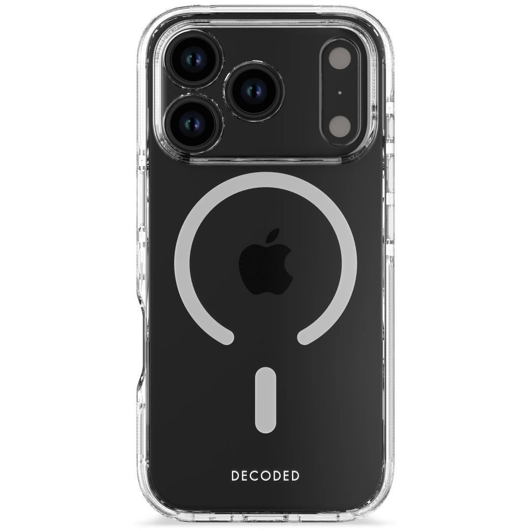 Decoded DropTec Backcover for iPhone 17 Pro Transparent