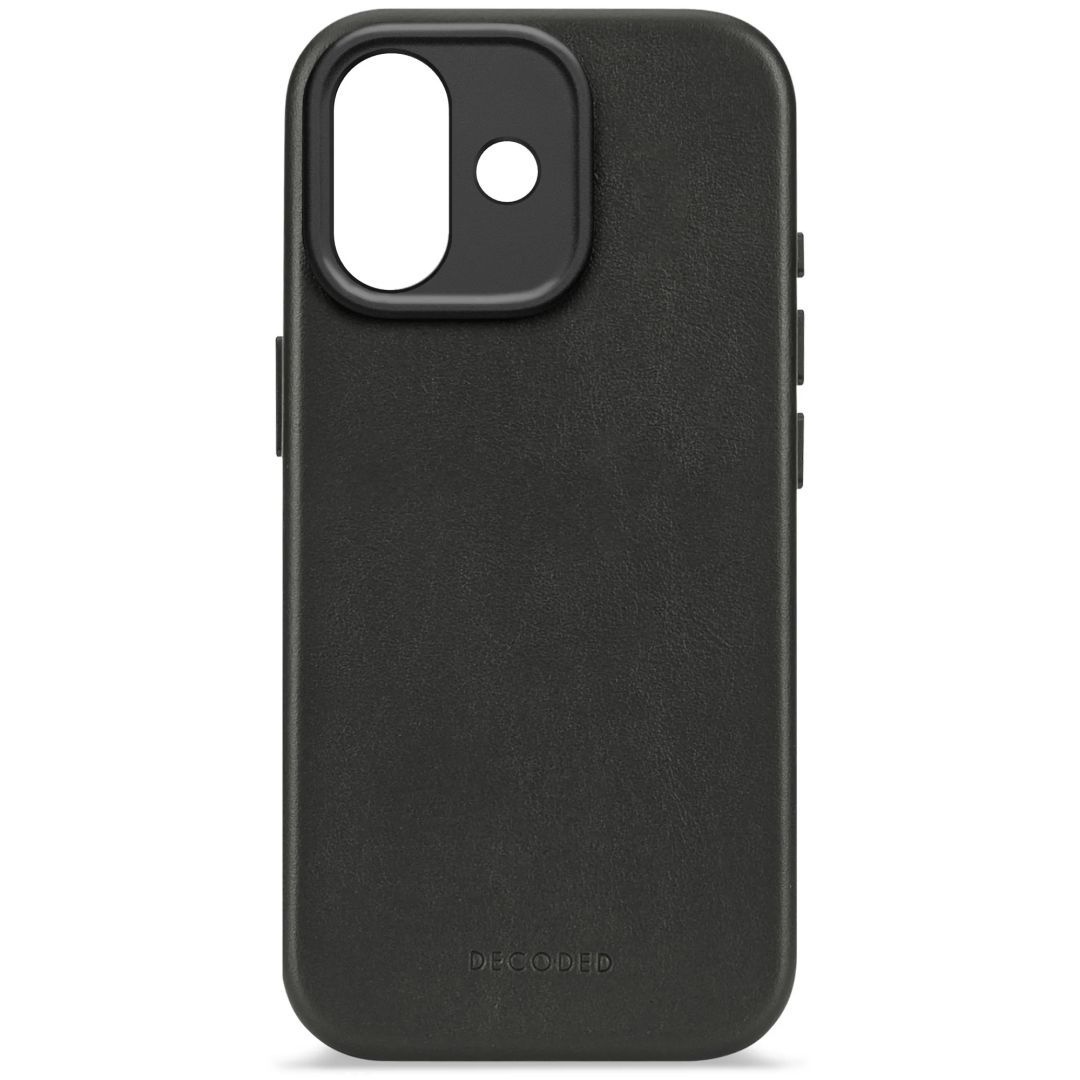 Decoded Leather Backcover iPhone 17 Black