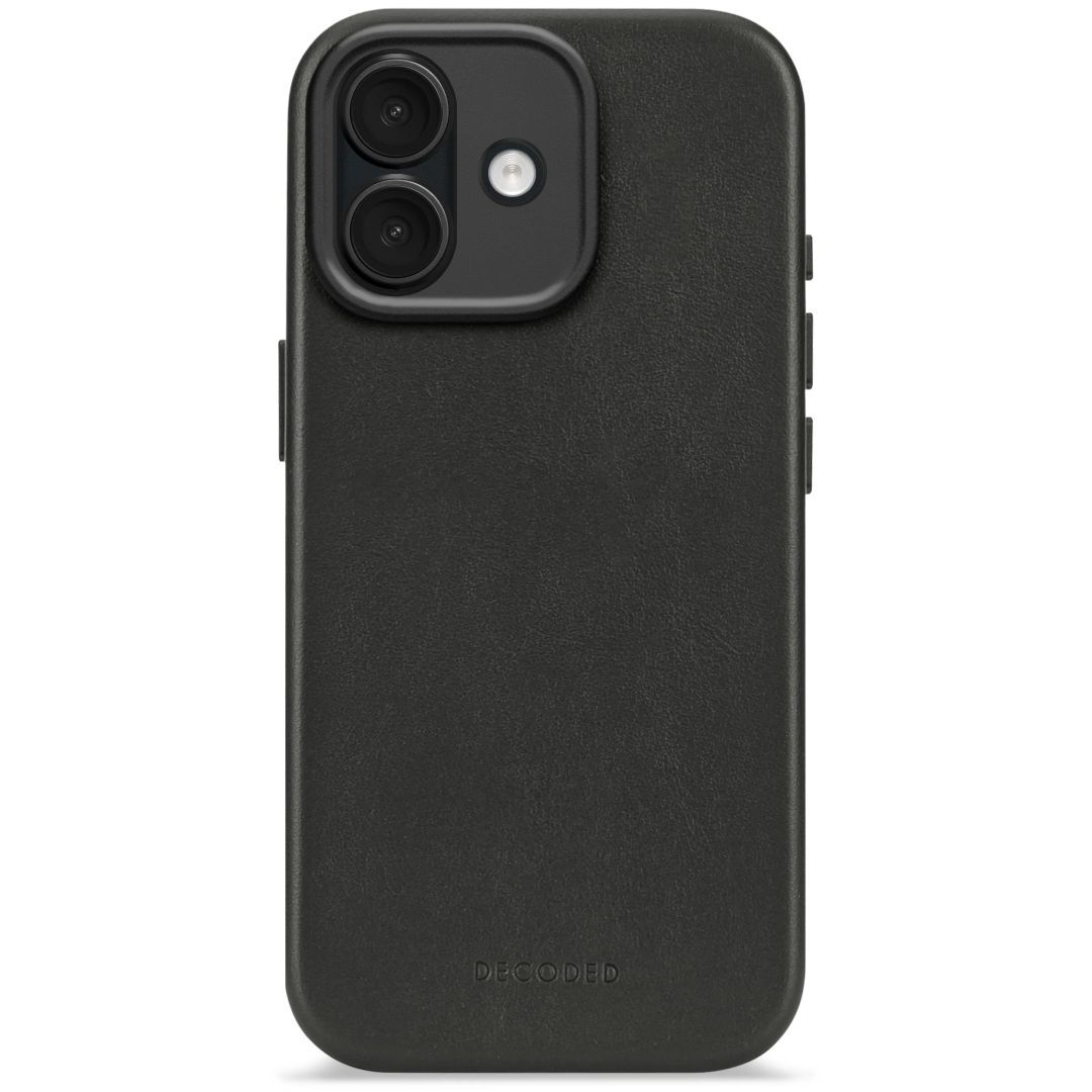 Decoded Leather Backcover iPhone 17 Black