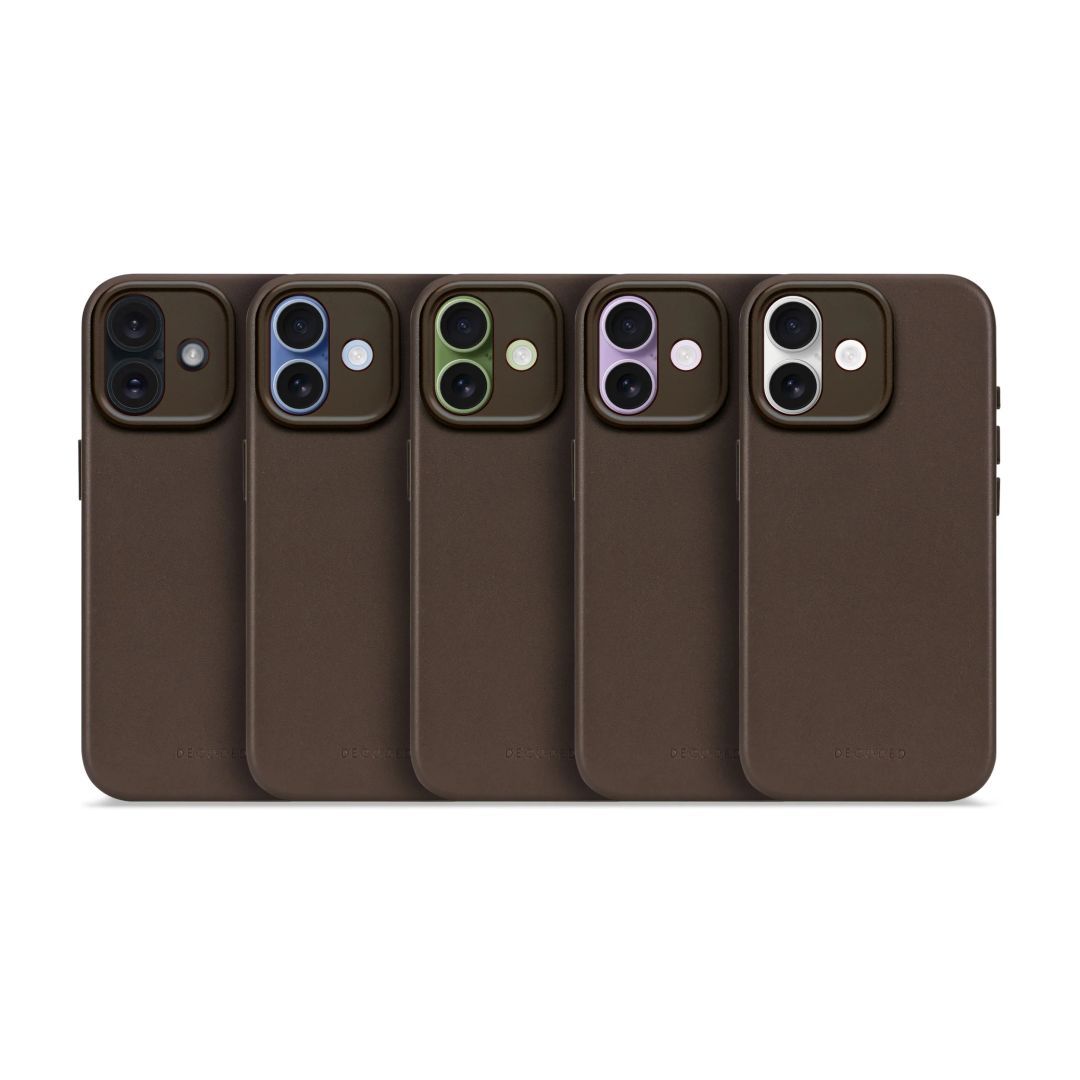 Decoded Leather Backcover iPhone 17 Chocolate Brown
