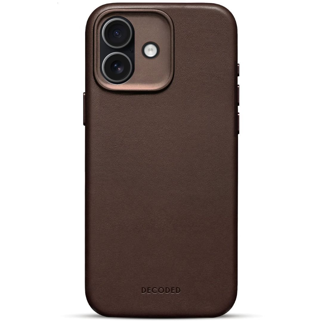 Decoded Leather Backcover iPhone 17 Chocolate Brown